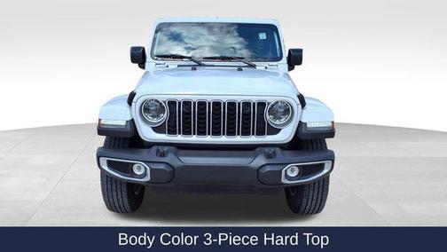 Bright White Clearcoat 2025 Jeep Wrangler 4-Door Sahara 4x4