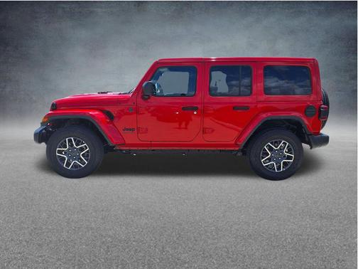 Firecracker Red Clearcoat 2025 Jeep Wrangler 4-Door Sahara 4x4