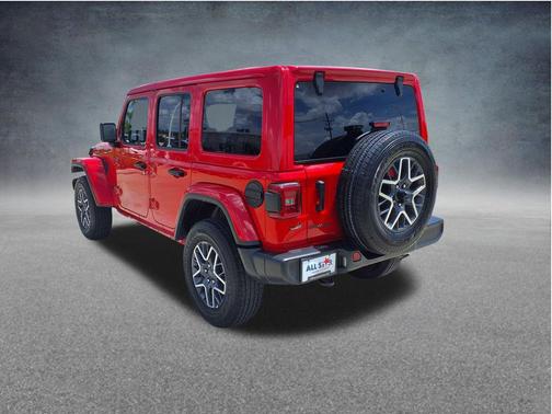 Firecracker Red Clearcoat 2025 Jeep Wrangler 4-Door Sahara 4x4