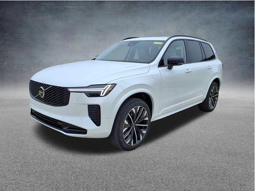 Crystal White Pearl 2026 Volvo XC90 Ultra Dark Theme, B6 AWD Gas (mild hybrid), Gasoline, 7 Seats