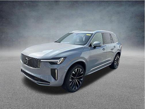 Vapour Grey Metallic 2026 Volvo XC90 Ultra, B6 AWD Gas (mild hybrid), Gasoline, Bright, 7 Seats