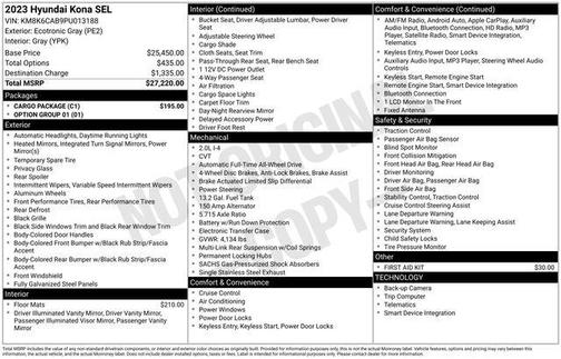 2023 Hyundai KONA SEL