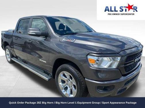 Granite Crystal Metallic Clearcoat 2022 RAM 1500 Big Horn/Lone Star