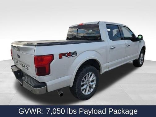 White Platinum Clearcoat Metallic 2018 Ford F-150 Lariat