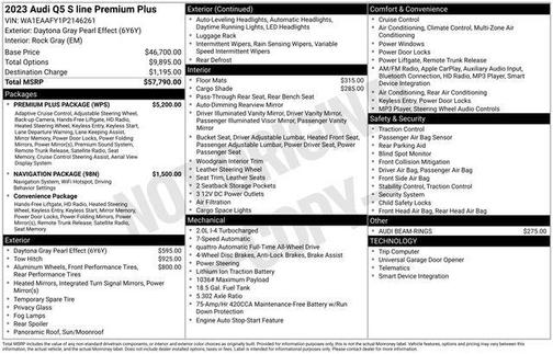 2023 Audi Q5 45 S line Premium Plus