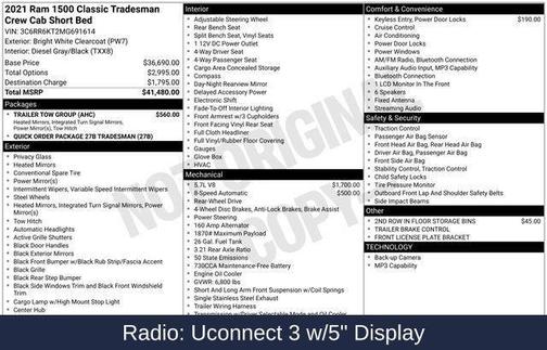 2021 RAM 1500 Tradesman