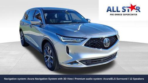 Lunar Silver Metallic 2023 Acura MDX Technology Package