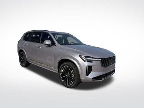 Aurora Silver 2026 Volvo XC90 Ultra, B6 AWD Gas (mild hybrid), Gasoline, Bright, 7 Seats