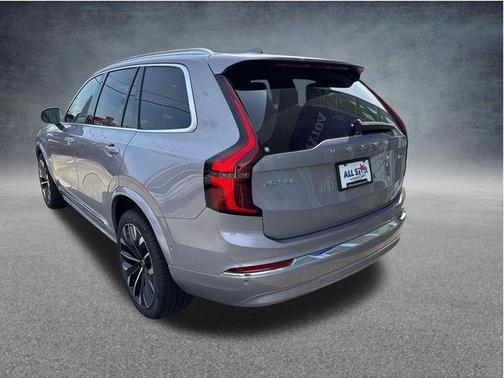 Aurora Silver 2026 Volvo XC90 Ultra, B6 AWD Gas (mild hybrid), Gasoline, Bright, 7 Seats