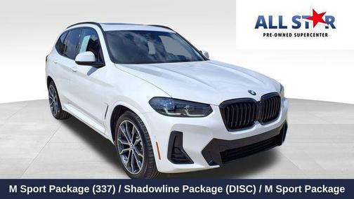 Alpine White 2022 BMW X3 sDrive30i