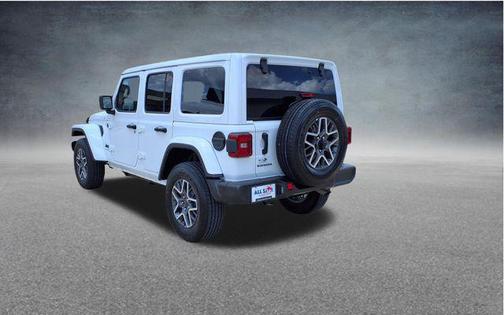 Bright White Clearcoat 2025 Jeep Wrangler 4-Door Sahara 4x4