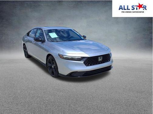 Lunar Silver Metallic 2023 Honda Accord Hybrid Sport-L