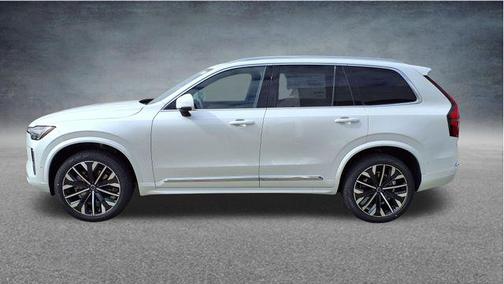 Crystal White Pearl 2026 Volvo XC90 Plus, B6 AWD Gas (mild hybrid), Gasoline, Bright, 6 Seats