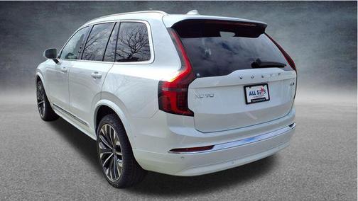 Crystal White Pearl 2026 Volvo XC90 Plus, B6 AWD Gas (mild hybrid), Gasoline, Bright, 6 Seats