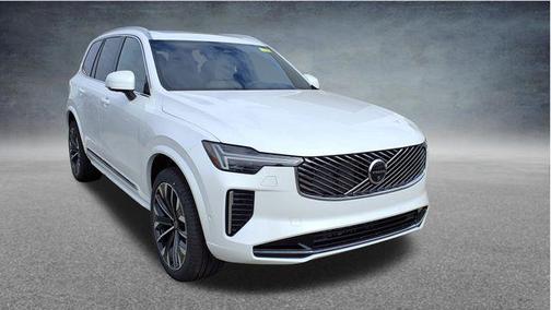 Crystal White Pearl 2026 Volvo XC90 Plus, B6 AWD Gas (mild hybrid), Gasoline, Bright, 6 Seats