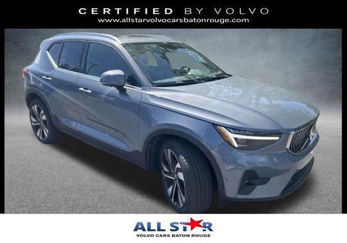 Thunder Grey Metallic 2023 Volvo XC40 B5 Ultimate Bright Theme