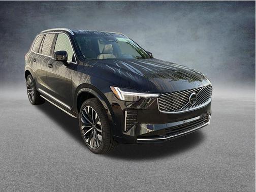 Onyx Black Metallic 2026 Volvo XC90 Plus, B5 AWD Gas (mild hybrid), Gasoline, Bright, 7 Seats