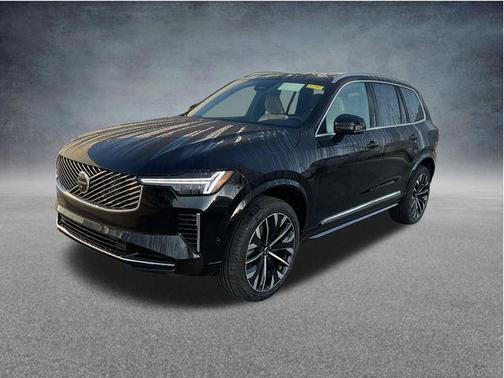 Onyx Black Metallic 2026 Volvo XC90 Plus, B5 AWD Gas (mild hybrid), Gasoline, Bright, 7 Seats