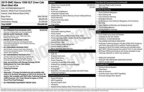 2019 GMC Sierra 1500 SLT