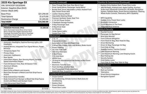 2025 Kia Sportage EX