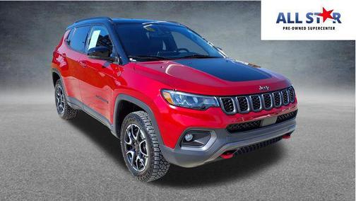 Red Hot Pearlcoat 2025 Jeep Compass Trailhawk
