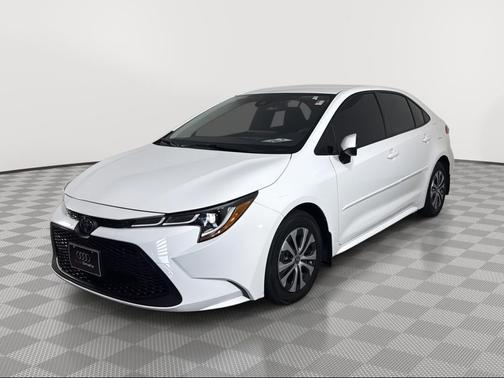 White 2022 Toyota Corolla Hybrid LE