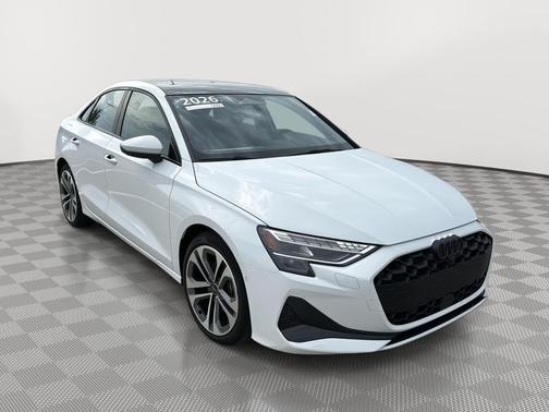 Glacier White Metallic 2026 Audi A3 Premium