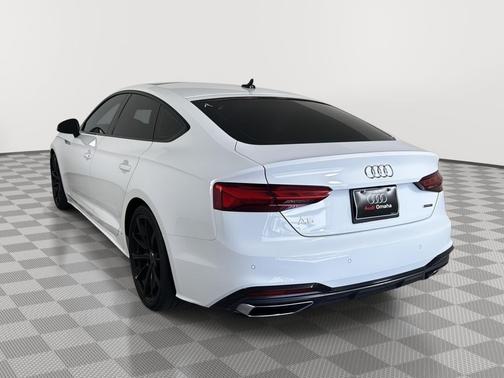 WHITE 2025 Audi A5 Sportback 45 S Line Premium
