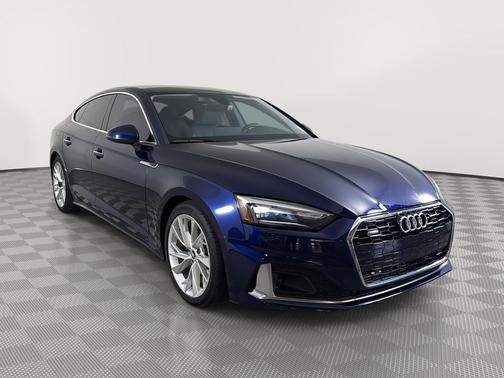 Navarra Blue Metallic 2021 Audi A5 Sportback Premium