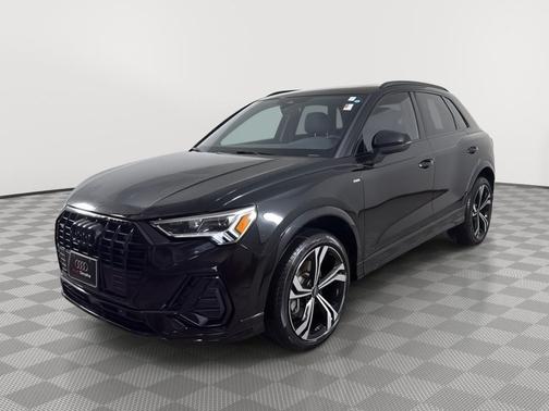 Mythos Black Metallic 2023 Audi Q3 45 S line Premium Plus
