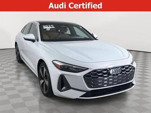 Glacier White Metallic 2025 Audi A5 Premium TFSI quattro S tronic