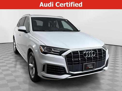 Carrara White 2021 Audi Q7 55 Premium
