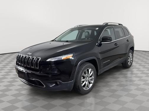 Diamond Black Crystal Pearlcoat 2018 Jeep Cherokee Limited