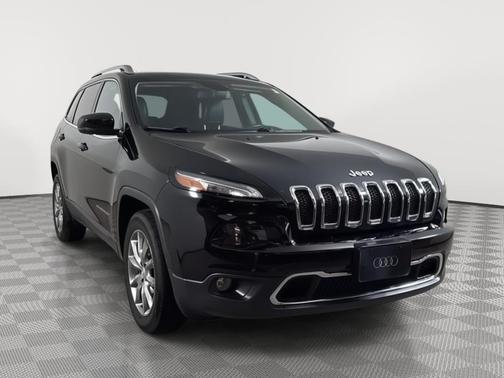 Diamond Black Crystal Pearlcoat 2018 Jeep Cherokee Limited