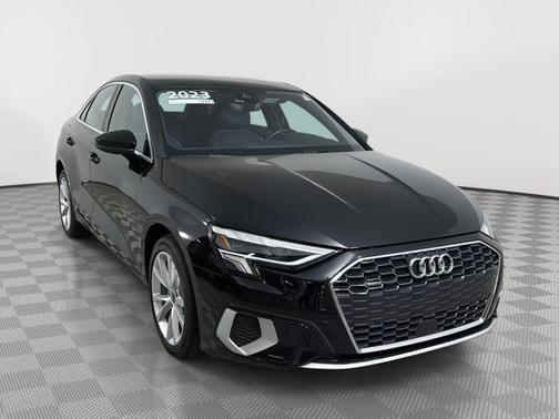 Brilliant Black 2023 Audi A3 Premium