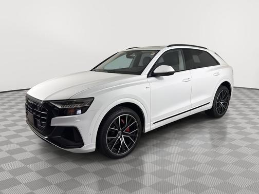 Glacier White Metallic 2021 Audi Q8 55 Premium Plus
