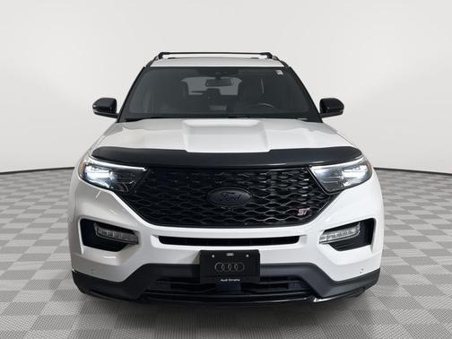 Star White Metallic Tri-Coat 2020 Ford Explorer ST