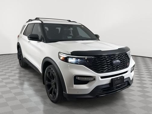 Star White Metallic Tri-Coat 2020 Ford Explorer ST