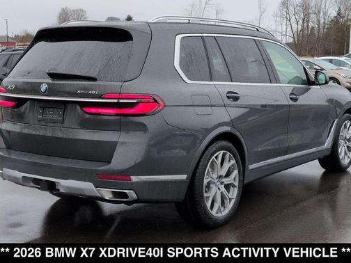 Dravit Grey Metallic 2026 BMW X7 xDrive40i