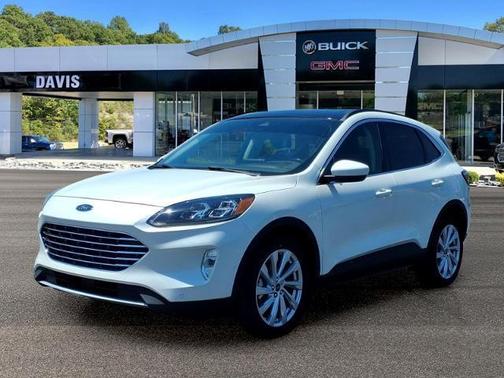 Star White Metallic Tri-Coat 2021 Ford Escape Titanium
