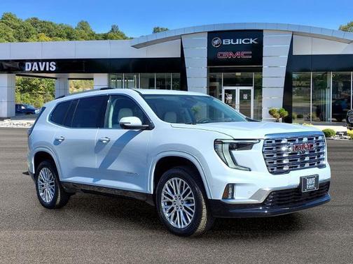 Glacier White Tricoat 2026 GMC Acadia Denali SUV