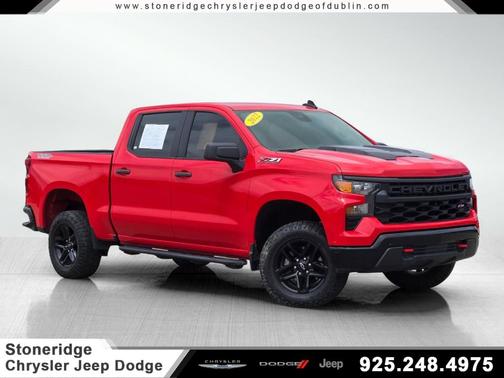 Red 2022 Chevrolet Silverado 1500 Custom Trail Boss