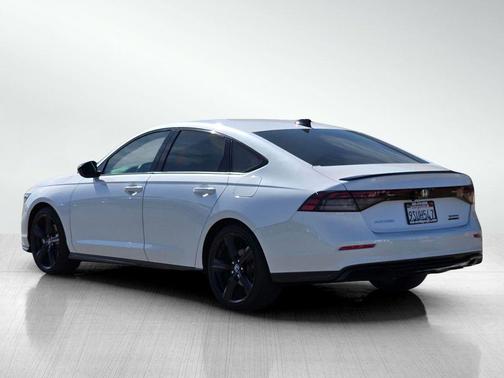 Platinum White Pearl 2025 Honda Accord Hybrid Sport-L