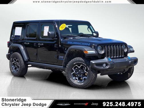 Black Clearcoat 2023 Jeep Wrangler 4xe Rubicon
