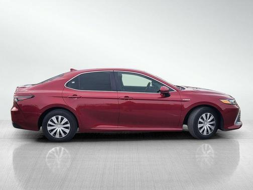 Ruby Flare Pearl 2021 Toyota Camry Hybrid LE