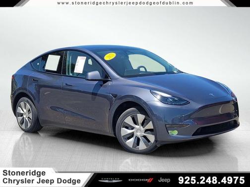 Blue 2023 Tesla Model Y Long Range