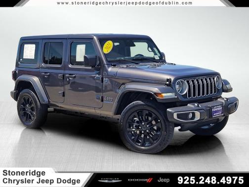Granite Crystal Clearcoat Metallic 2025 Jeep Wrangler 4xe Sahara