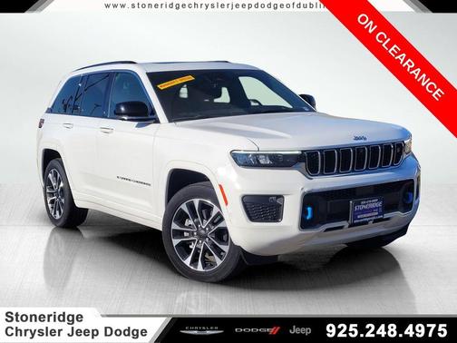Bright White Clearcoat 2023 Jeep Grand Cherokee 4xe Overland