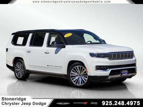 Bright White Clearcoat 2024 Jeep Grand Wagoneer L Series III