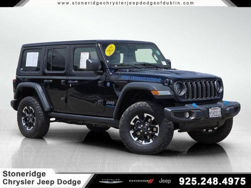 Black Clearcoat 2025 Jeep Wrangler 4xe Rubicon